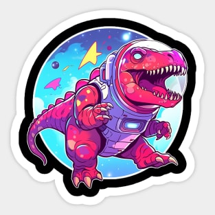 space dino Sticker